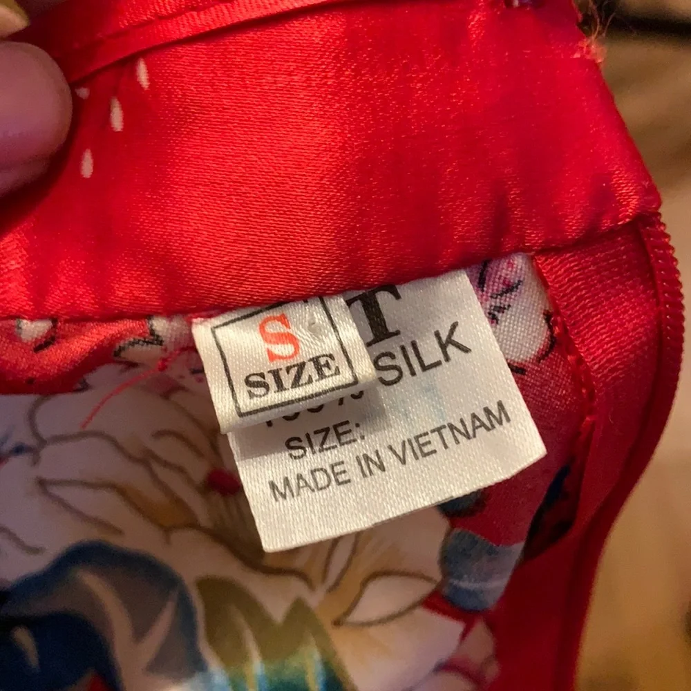 Qipao Inspired Fitted Silk Dress - Picture 6 of 7